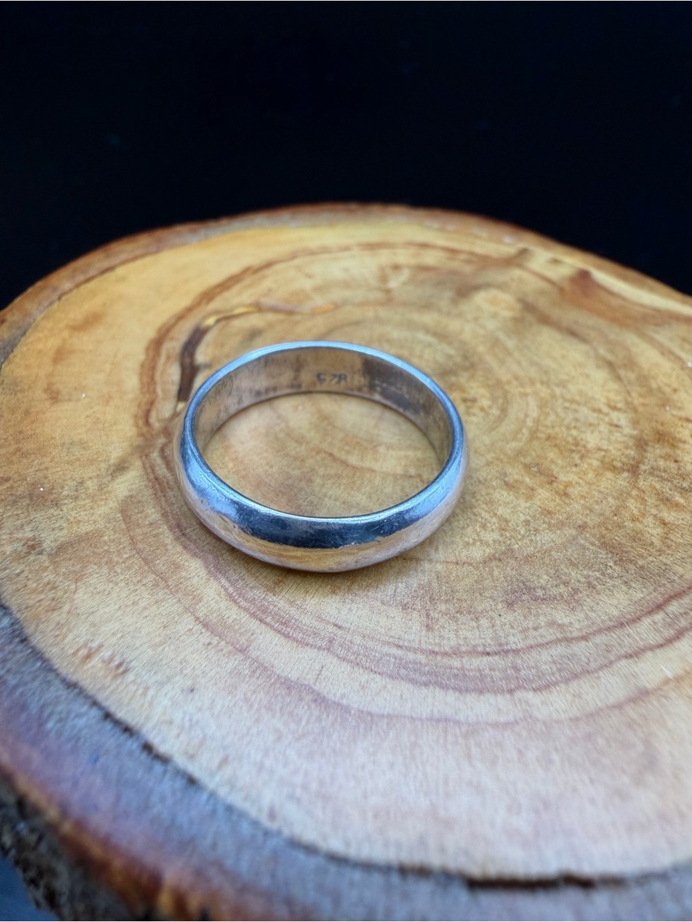 Sterling Silver Classic Dome Band - Size 6.25 - 1.98g